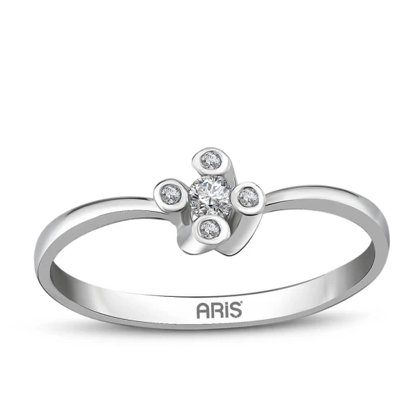 0,08 Karat Diamant Solitärring