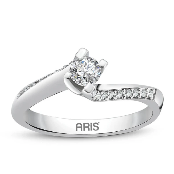 0,43 Karat Diamant Solitärring