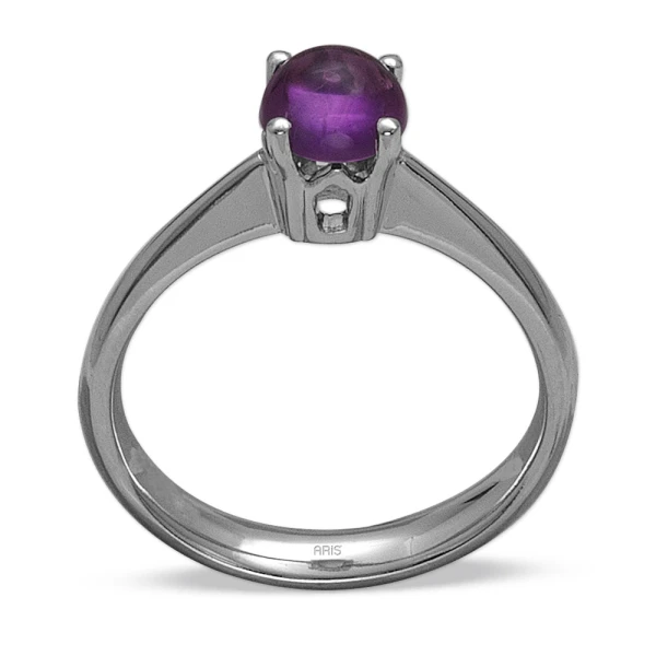 0,81 Karat Amethyst Solitärring