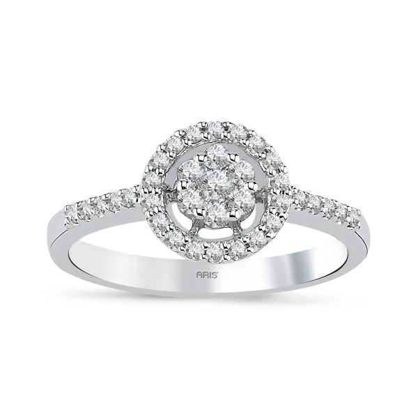 Diamant Solitär Effekt Ring