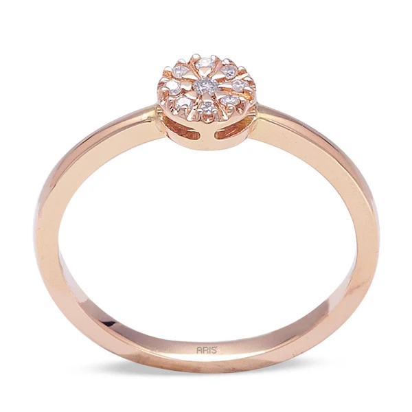 Diamant Effekt Ring
