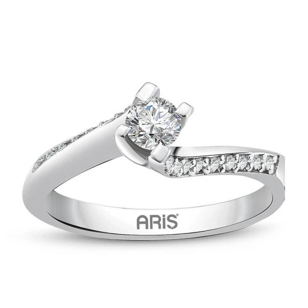 0,25 Karat Diamant Solitärring Zamora