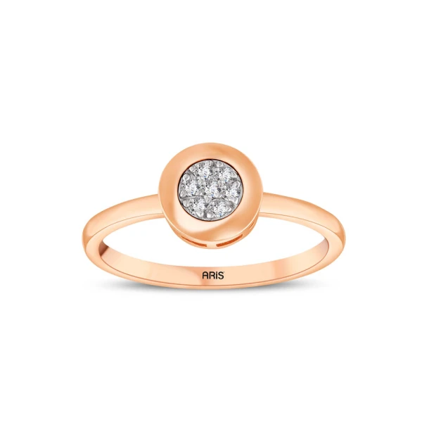 0,07 Karat Effect Diamantring