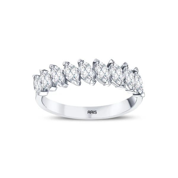 1,05 Karat Marquise Halbkarat Diamantring
