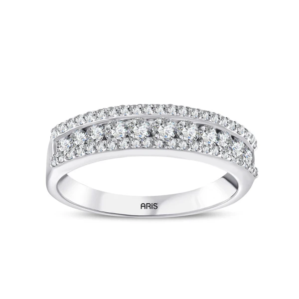 0,68 Karat Halbkarat Diamantring