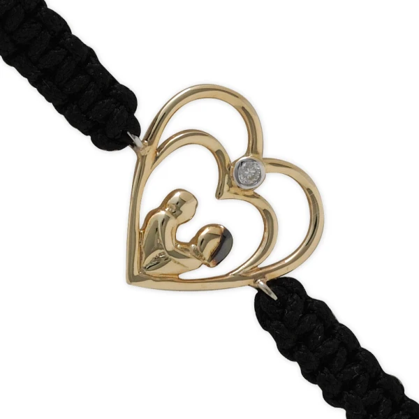 Diamant Mutter-Kind Armband