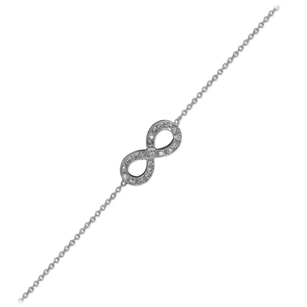 Diamant Unendlichkeitsarmband