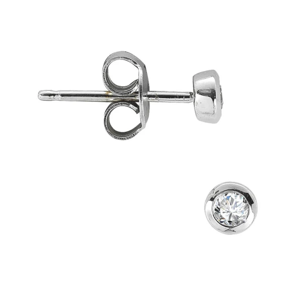 0,10 Karat Diamant Herren Ohrring (Einzelpreis)