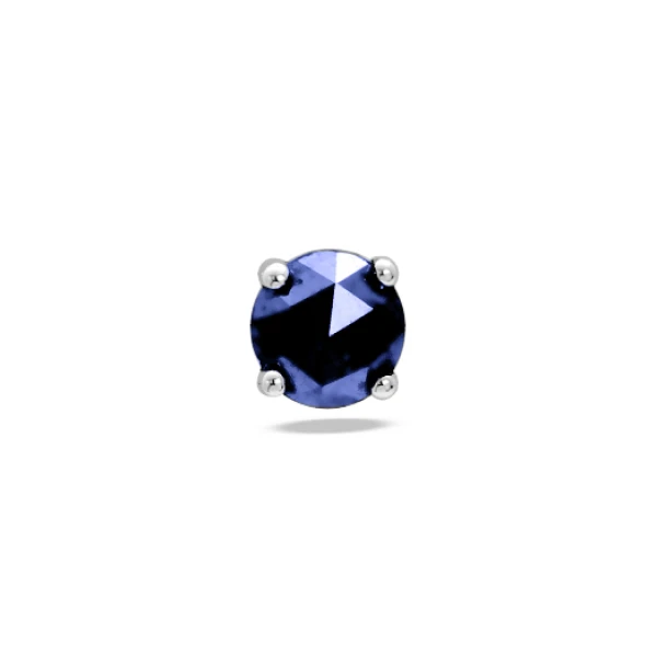 0,30 Karat Saphir Gold Herren Ohrring (Einzelpreis)
