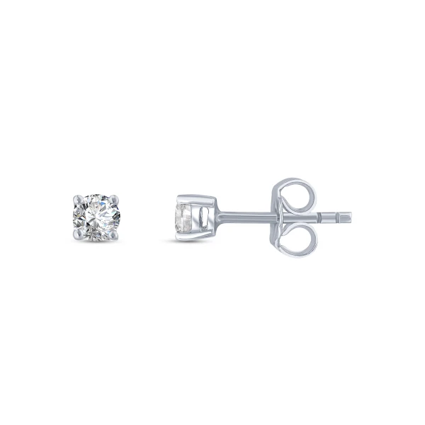 Diamant Solitärring Herren Ohrring (Einzelstück)