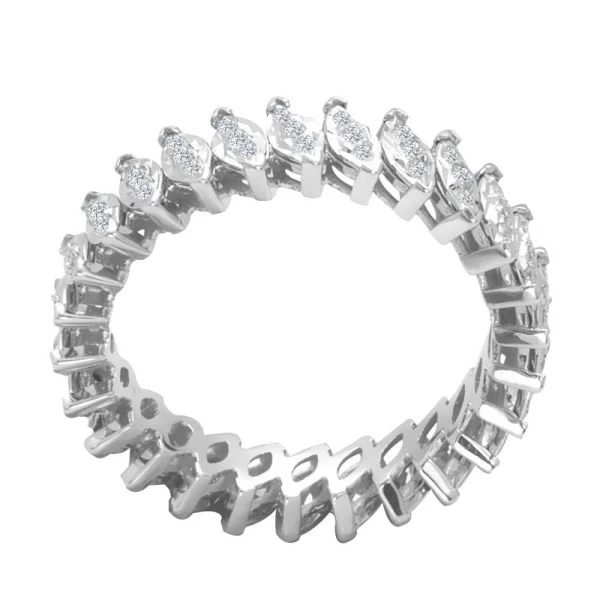 0,50 Karat Diamant Marquise Tamtur Ehering