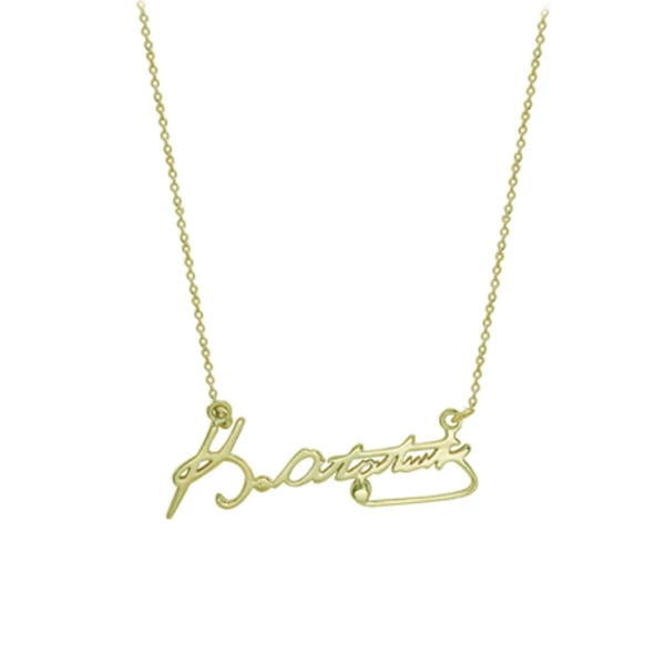 ATATÜRK Signatur Goldkette