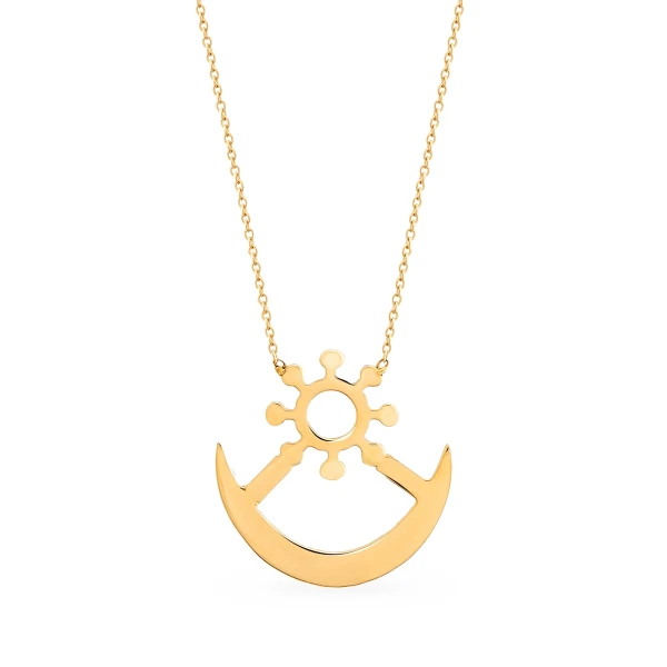 Liebessymbol Goldkette (Osram ne Nsoromma)