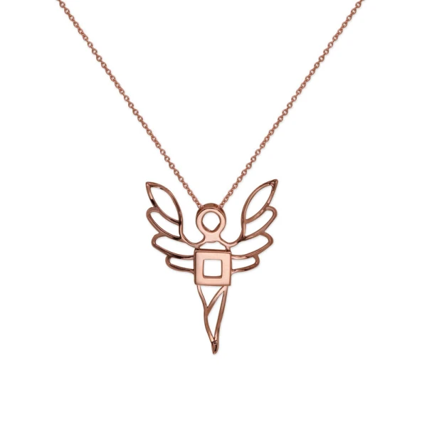 Wohlstandsengel Goldkette (Ariel)