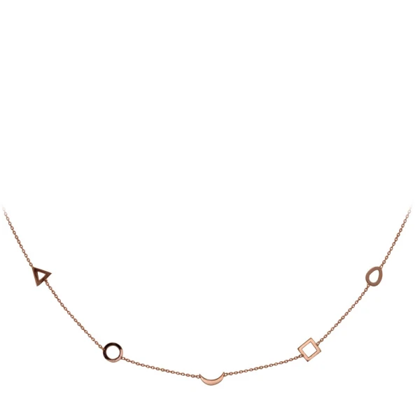 Vier-Elemente-Symbol Goldkette