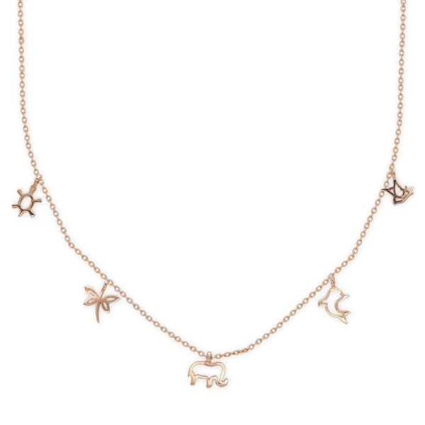 14 Karat Gold Glückskette