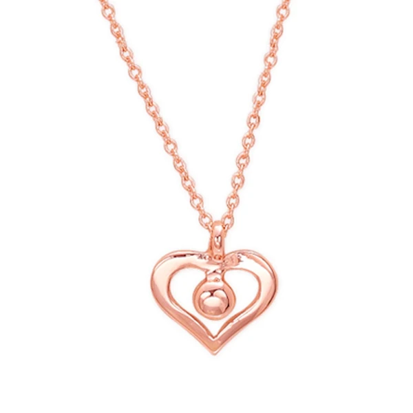 Herz Rot Goldkette