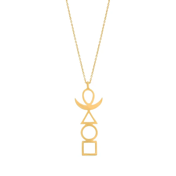 Vier-Elemente-Symbol Goldkette