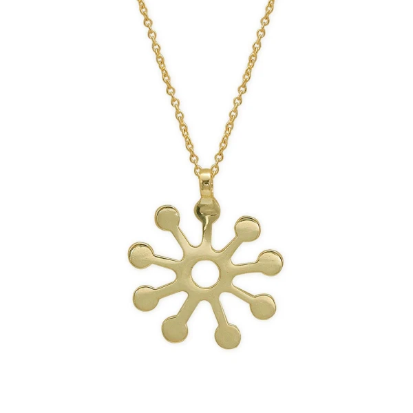 Böses-Auge-Symbol Goldkette (Fofo)