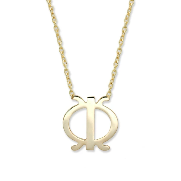 Frohe-Botschaft-Symbol Goldkette (Wawa Aba)