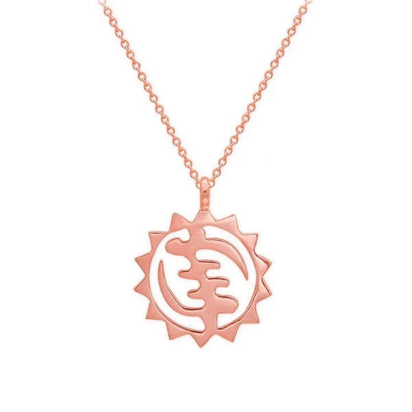 Kraftsymbol Goldkette (Gye Nyame)