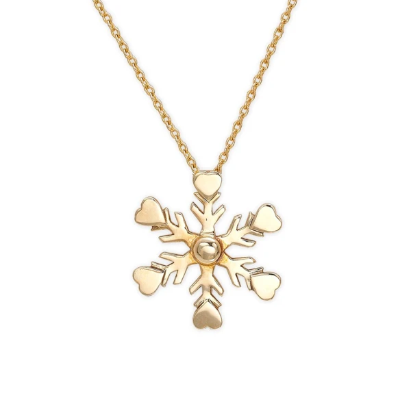 Schneeflocke Goldkette