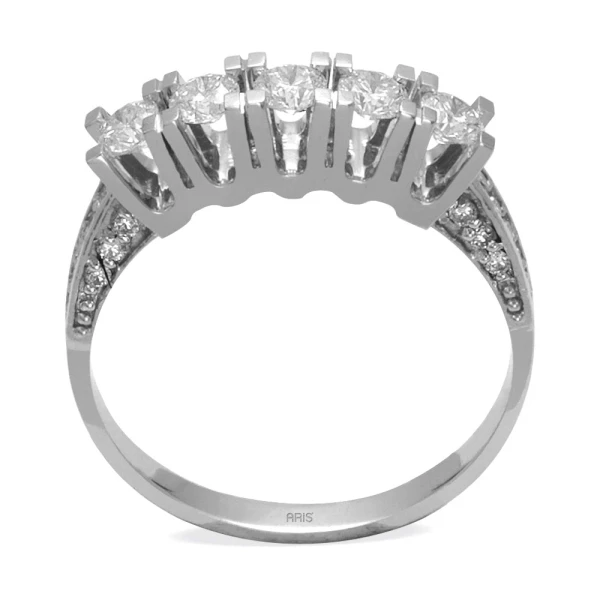 Diamant Fünfstein Ring