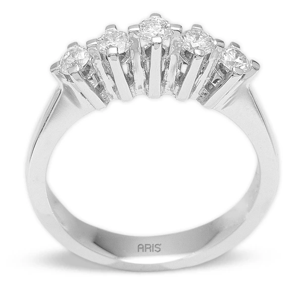 Diamant Fünfstein Ring