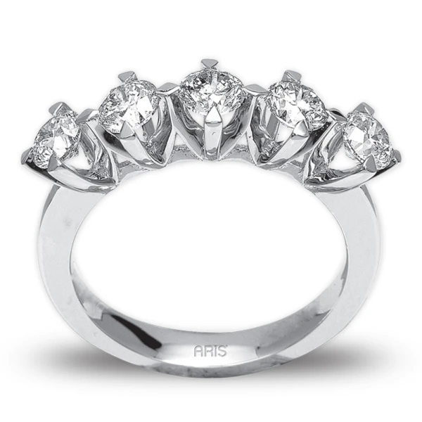 1.50 Karat Diamant Fünfstein Ring