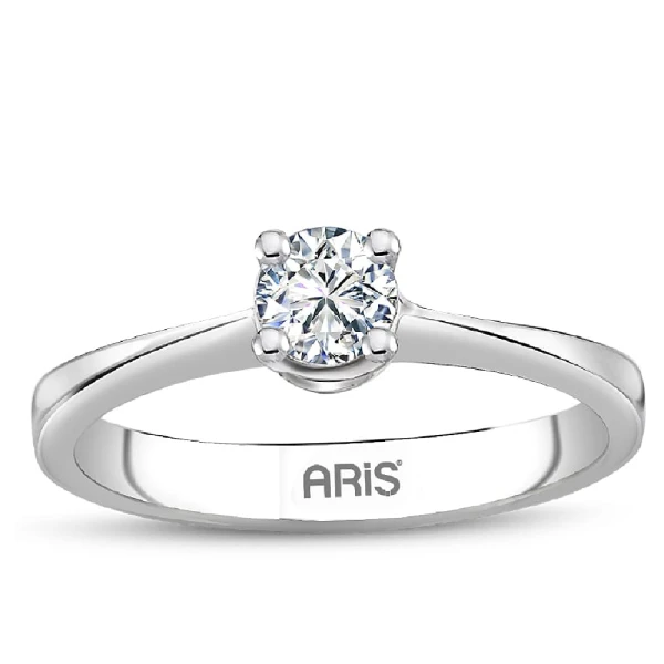 0,30 Karat G-Farbe Diamant Solitärring Santana