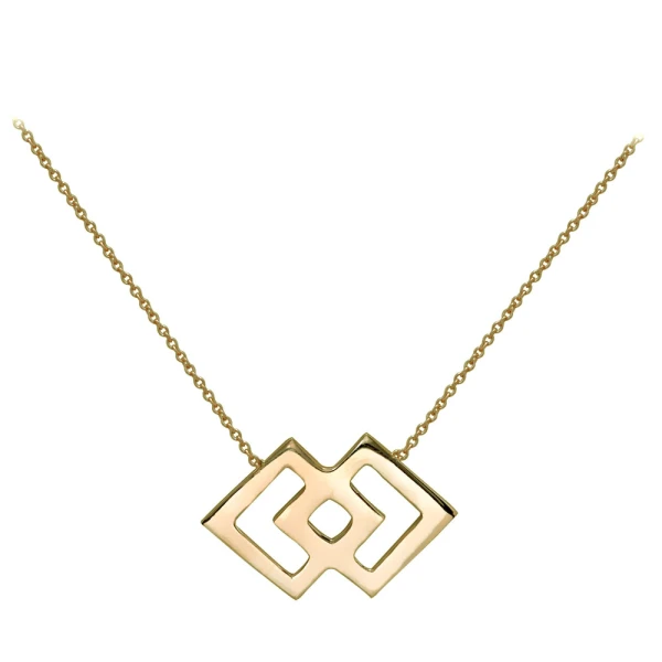 Gold Symbol der Gefangenschaft Kette