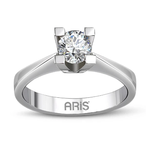 0,71 Karat F Farbe Diamant Solitärring