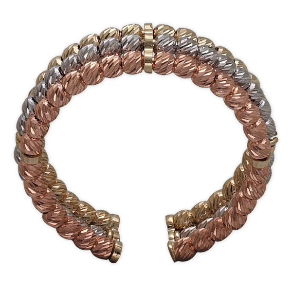Dorissa Dreifarbiger Goldring