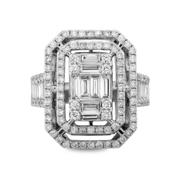 Diamant Fantasie Baguette Ring