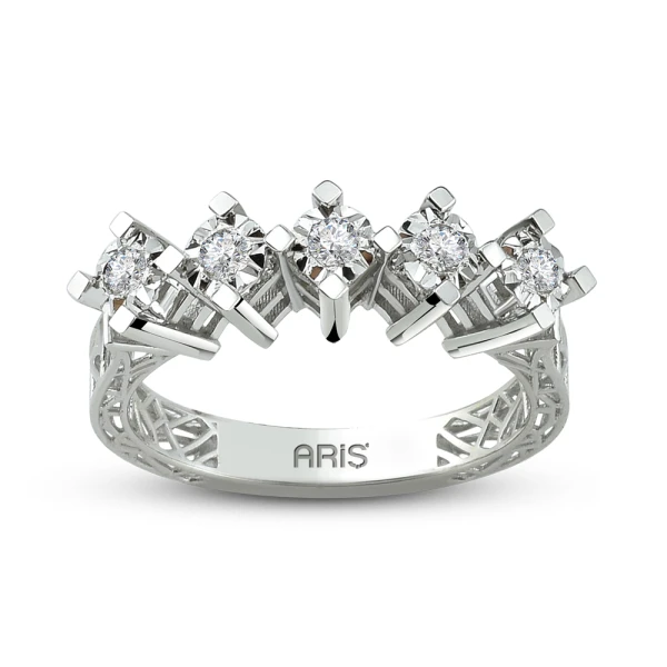 Diamant Fünfstein Miracle Ehering (0,75 Ct)