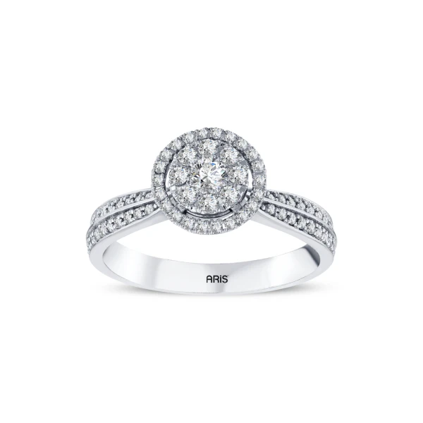 0,44 Karat Fantasie-Diamant-Design-Ring 0,44 Karat Fantasie-Diamant-Design-Ring