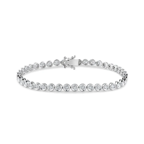 0,73 Karat Diamant-Rivière-Armband