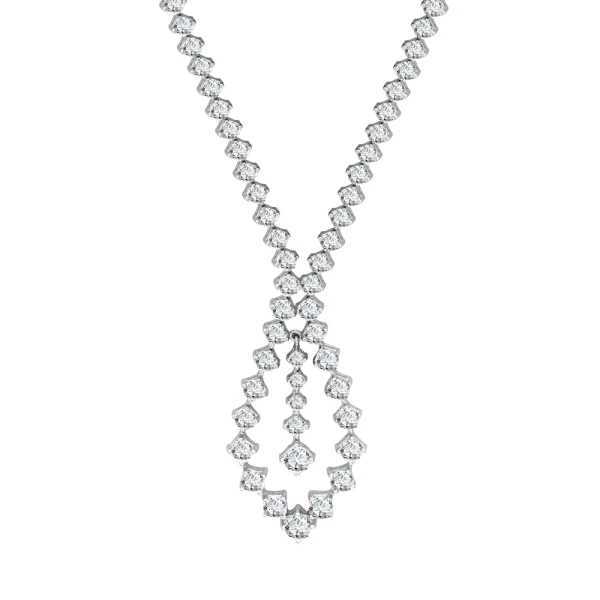 6,5 Karat Diamant-Halskette