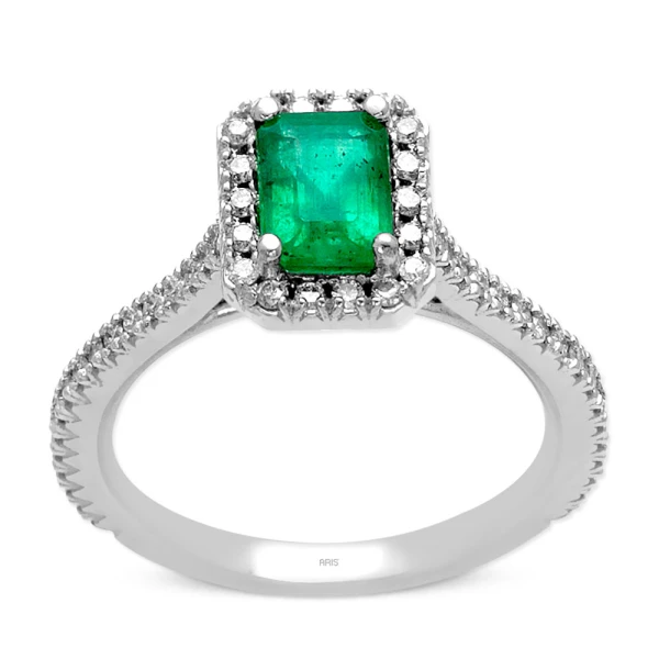 Smaragd-Diamantring