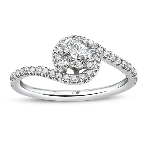 0,93 Karat HRD Zertifizierter Diamant-Solitärring