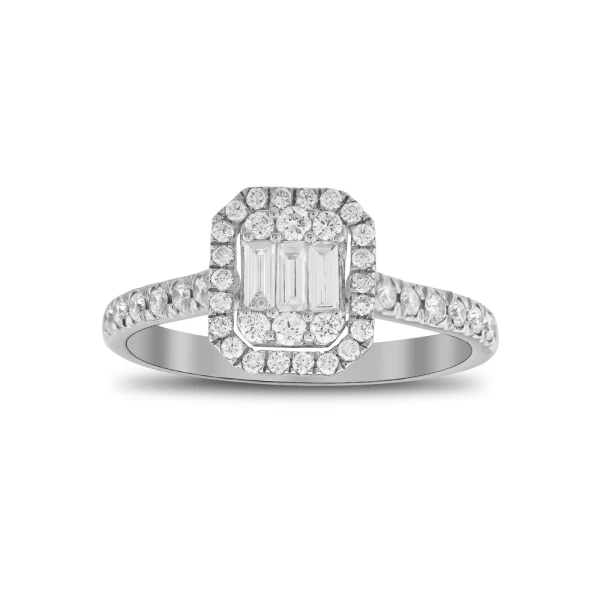 Baguette-Diamantring