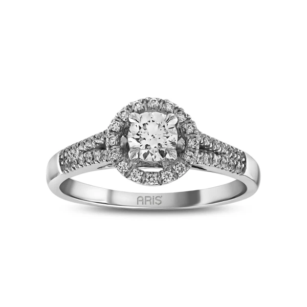 0,42 Karat Diamant-Solitärring