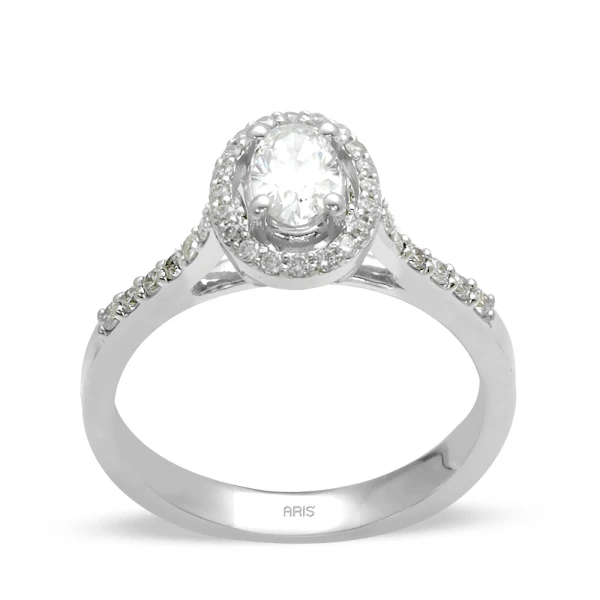0,71 Karat HRD Zertifizierter Diamant-Solitärring