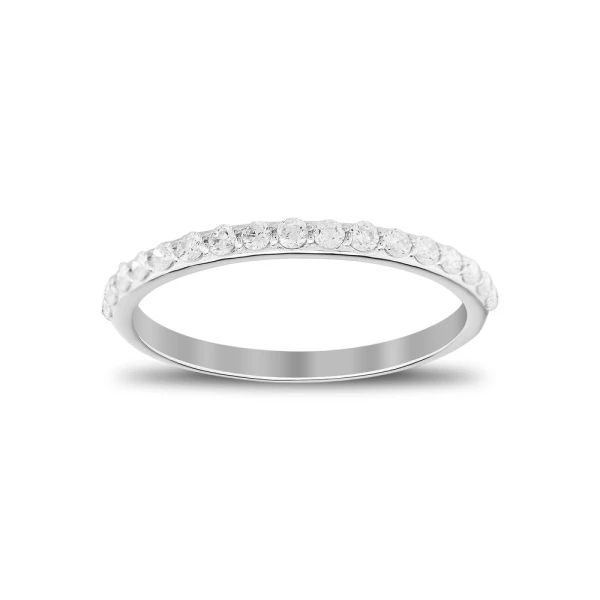 0,33 Karat Halbkreis Diamant Ring