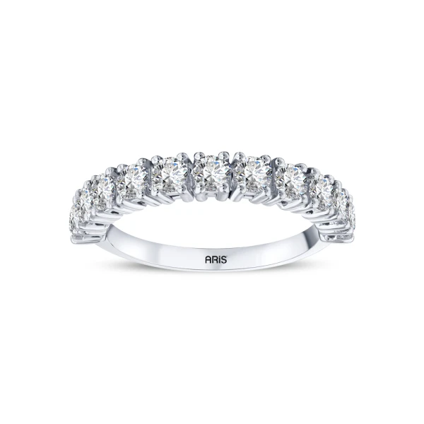 1,0 Karat Halbkreis Diamant Ring