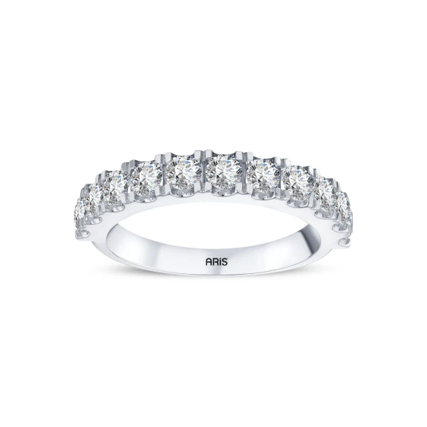 1,0 Karat Halb-Eternity Diamantring