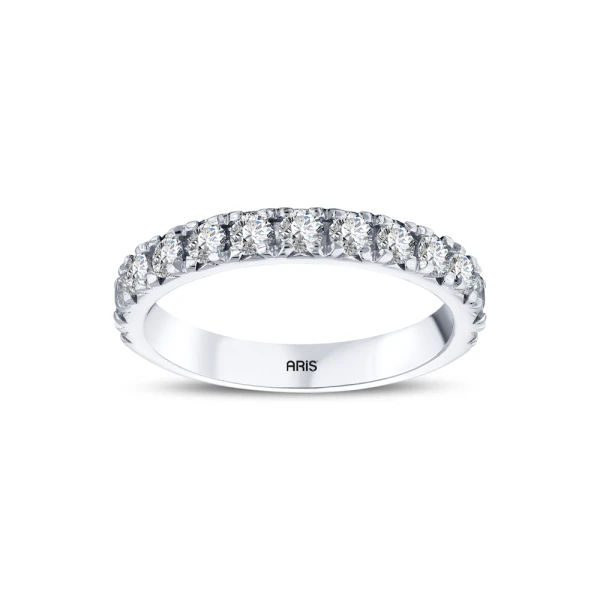 0,75 Karat Halbkreis Diamant Ring