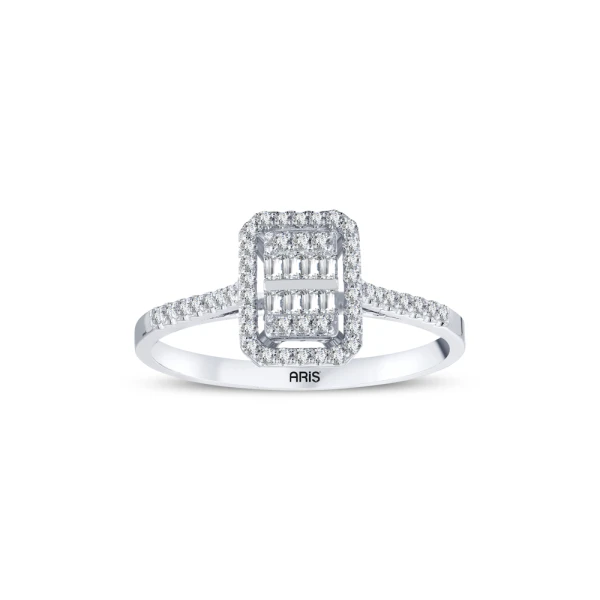 Baguette Fantasie Diamant Ring