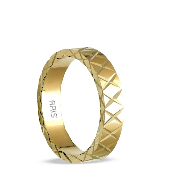 Gold Ehering Damenmodell