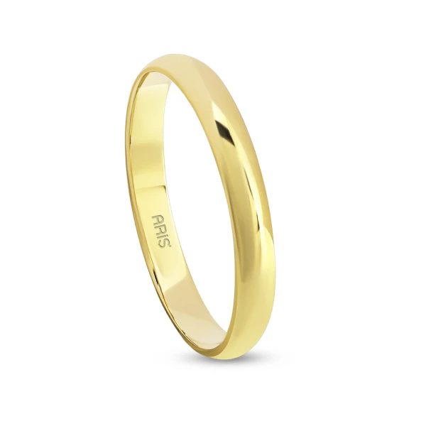 Gold Verlobungsring Bombiert Herrenmodell